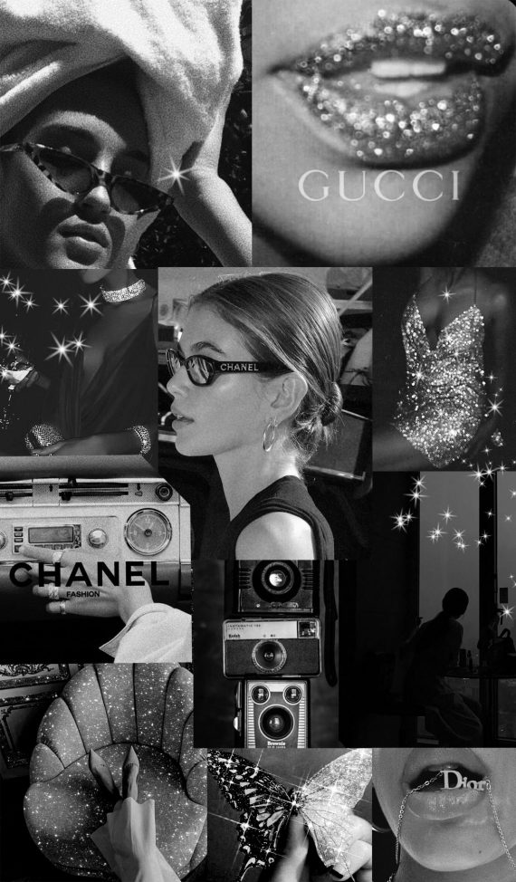 14 Black Collage Wallpapers : Rich Girl Aesthetic 1 - Fab Mood