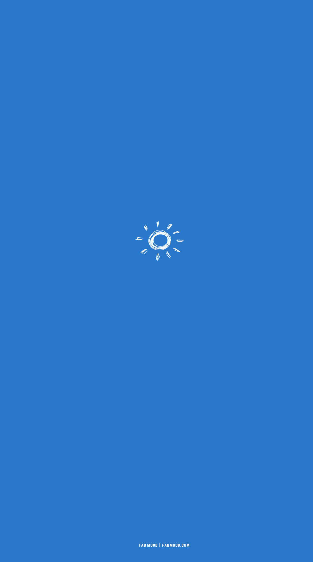 15 Azure Blue Wallpapers For Phone : Sun Illustration Azure Blue Background  1 - Fab Mood