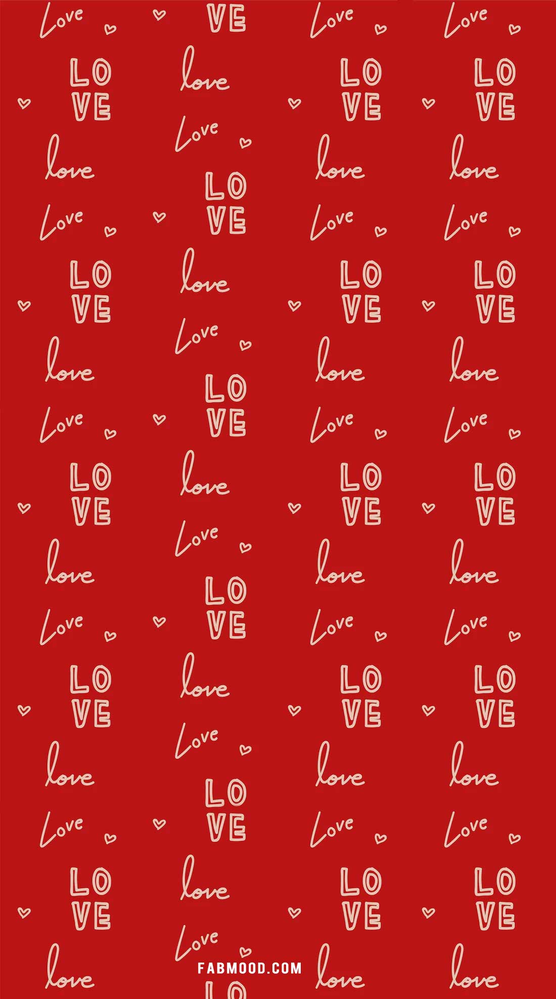 Red Valentine's Day Wallpaper 1 - Fab Mood