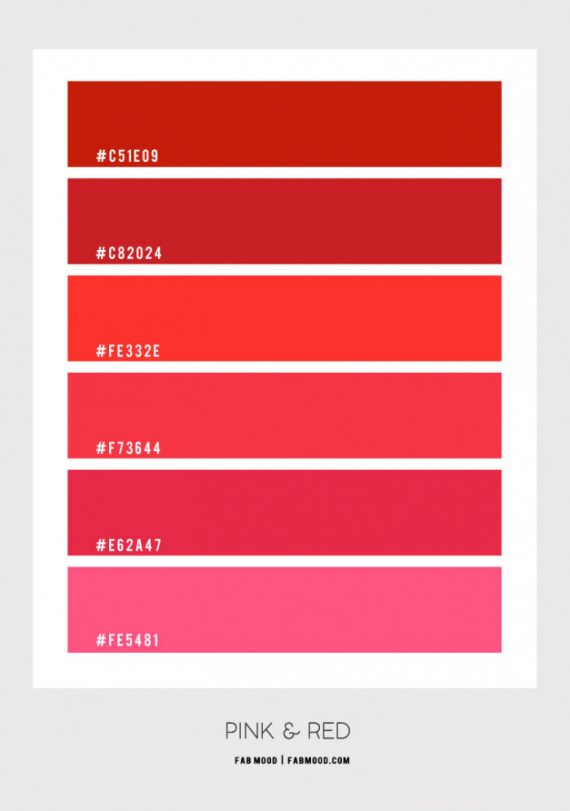 Pink and Red Colour Scheme – Colour Palette 161 1 - Fab Mood | Wedding ...