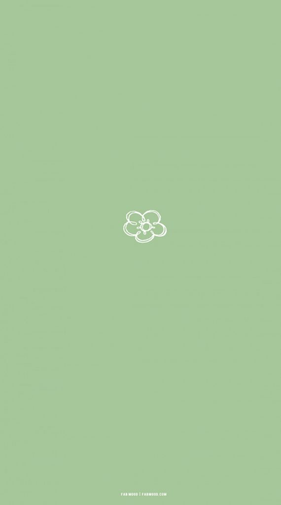 20 Cute Spring Wallpaper for Phone & Iphone : Flower Sage Green ...