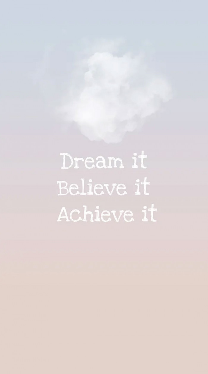 20 Cute Spring Wallpaper for Phone & iPhone : Dream It, Believe It, Achieve It
