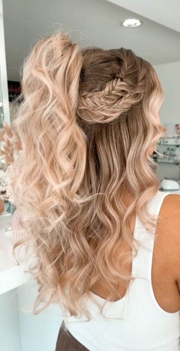 50 Breathtaking Prom Hairstyles For An Unforgettable Night Boho Braided Half Up 1 Fab Mood 1748