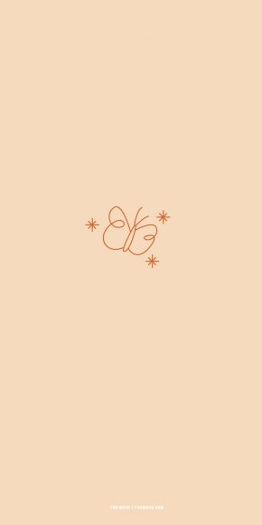 15 Cute Summer Wallpaper Ideas For iPhone & Phones : Butterfly Outline ...