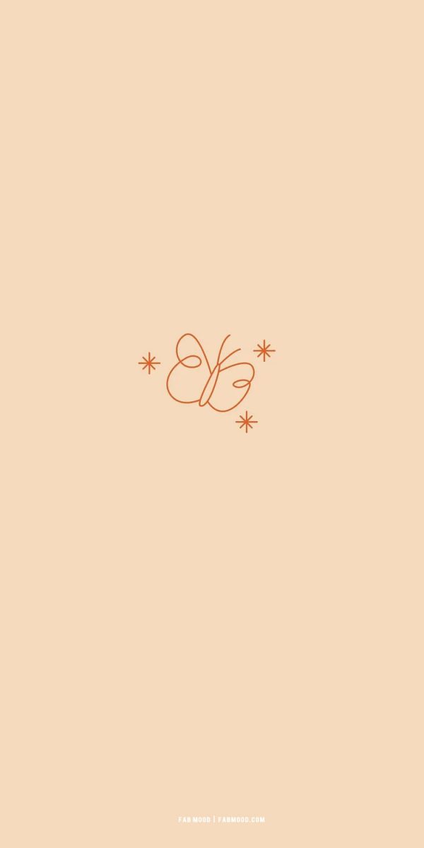 15 Cute Summer Wallpaper Ideas For iPhone & Phones : Butterfly Outline ...