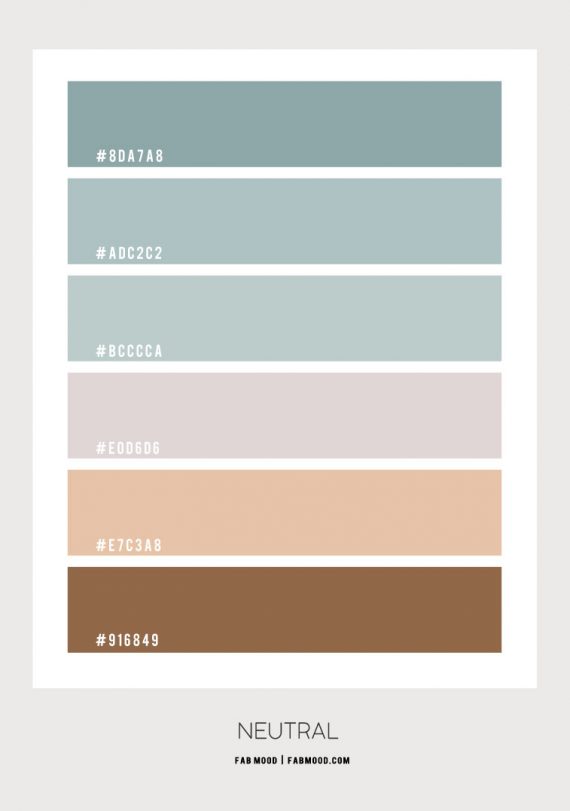 Mint, Sea Foam and Nude Colour Scheme – Colour Palette 166 1 - Fab Mood ...