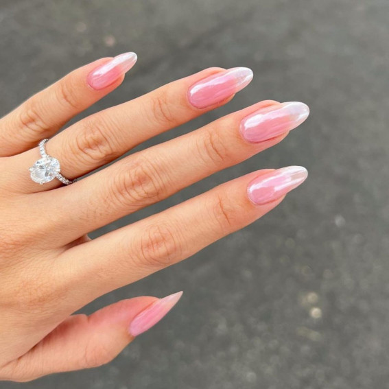 45 Glazed Donut Nails To Try Yourself : Strawberry Glazed Donut Nails