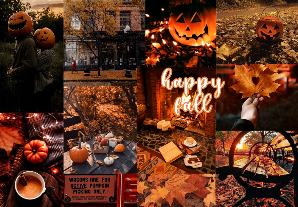 20 Autumn Collage Wallpapers  Happy Fall Wallpaper for PC 1  Fab Mood   Wedding Colours Wedding Themes Wedding colour palettes