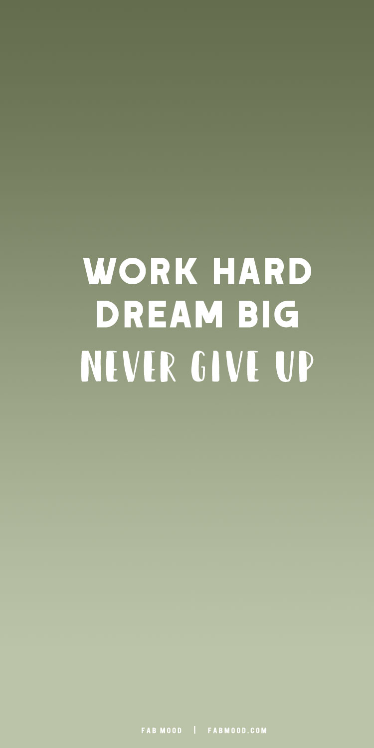 Download Work Hard Dream Big On A Purple Background Wallpaper | Wallpapers .com