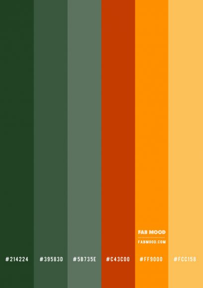 Autumn Colour Combo – Colour Palette 169 1 - Fab Mood | Wedding Colours ...