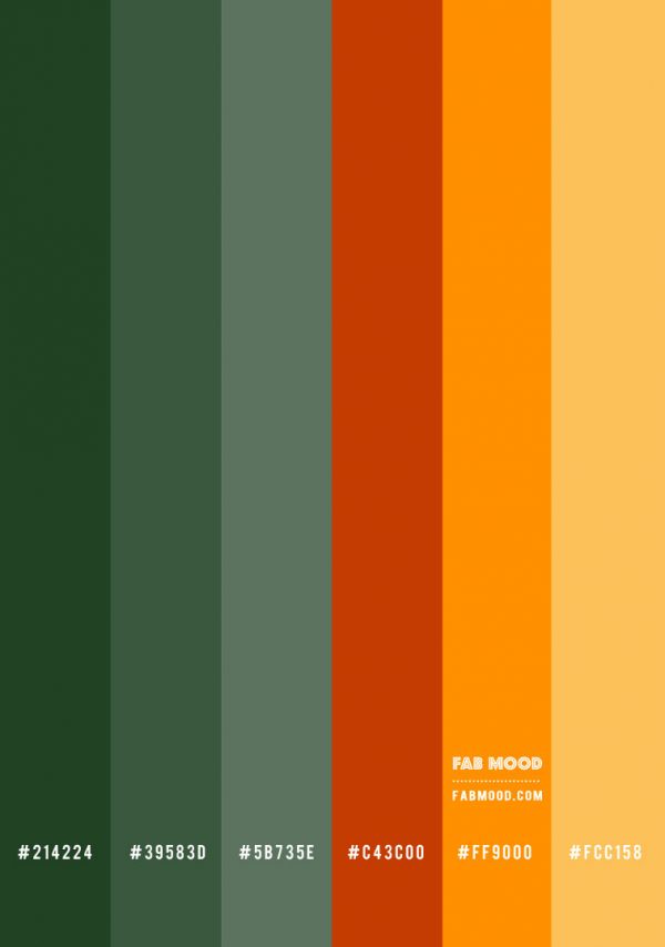 Autumn Colour Combo – Colour Palette 169 1 - Fab Mood | Wedding Color ...