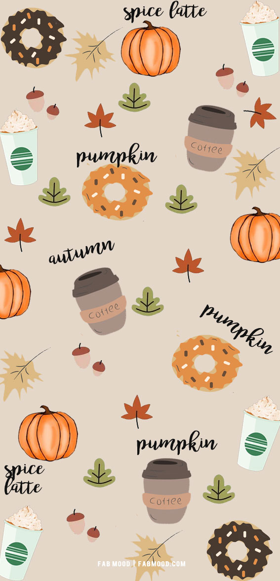 Cute Fall Wallpaper Ideas to Brighten Up Your Devices : Falling