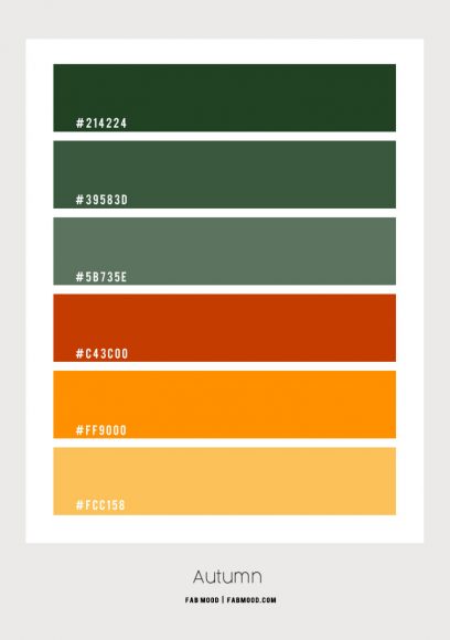 Autumn Colour Combo – Colour Palette 169 1 - Fab Mood | Wedding Colours ...