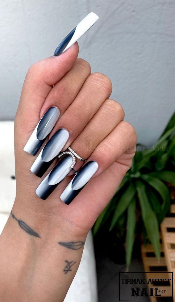 optical illusion nails, optical illusion nail art, optical illusion french nails, illusion nails, optical illusion nail polish, optical illusion nail pictures, gradient optical illusion nails, nail art trends