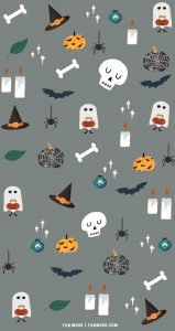 12 Cute Halloween Wallpaper Ideas : Dark Grey Background 1 - Fab Mood ...