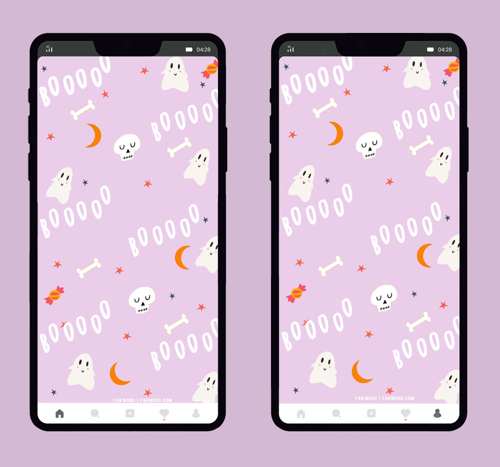 Seamless pattern with stickers pumpkin ghosts bat cat moon and  lettering boo Cute kawaii halloween print for design background wrapping  paper and web design Vector illustration 11949642 Vector Art at Vecteezy