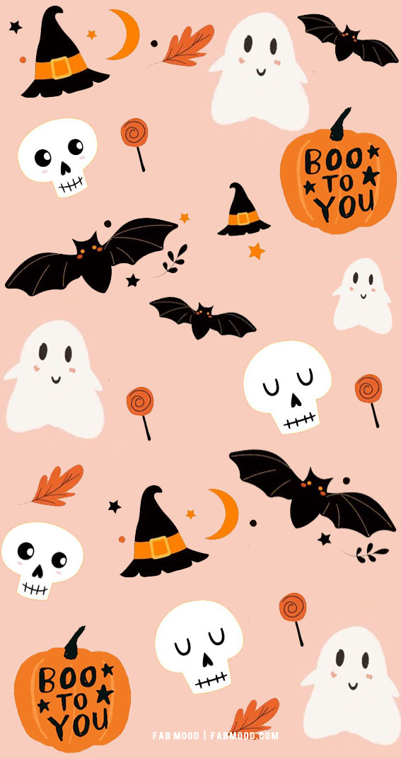 12 Cute Halloween Wallpaper Ideas : Boo To You 1 - Fab Mood | Wedding ...