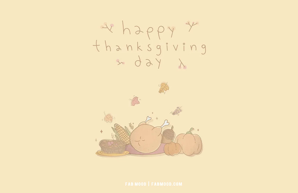 happy thanksgiving wallpaper cute