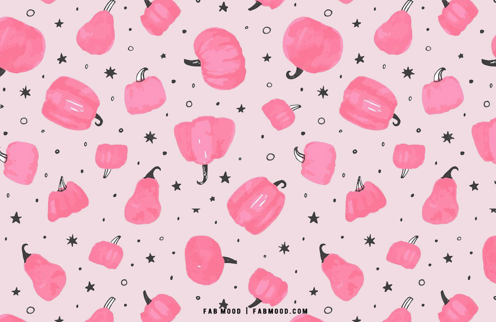 14 November Wallpaper Ideas : Pink Pumpkins