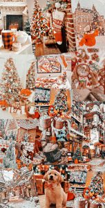 20+ Christmas Collage Aesthetic Ideas : Orange Christmas Collage 1 ...