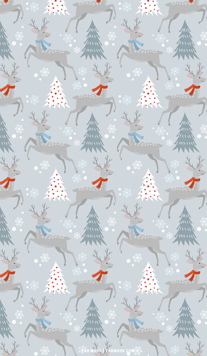 30+ Christmas Aesthetic Wallpapers : Grey Winter Wallpaper 1 - Fab