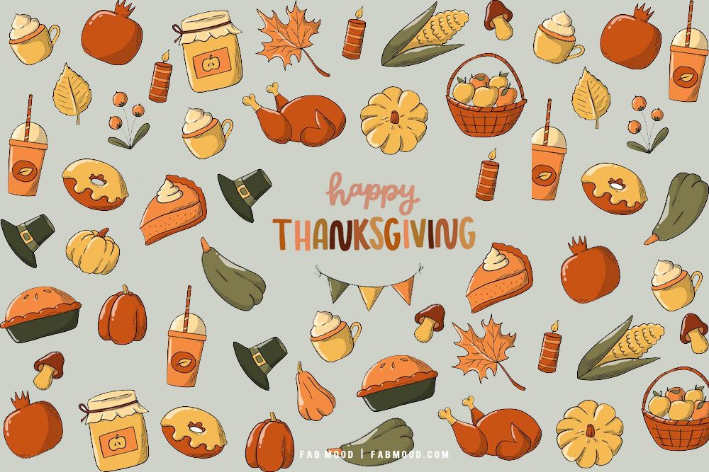 Free Vector  Flat thanksgiving background