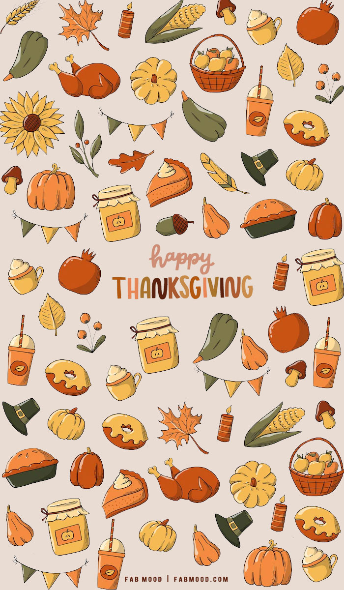 happy thanksgiving wallpaper cute
