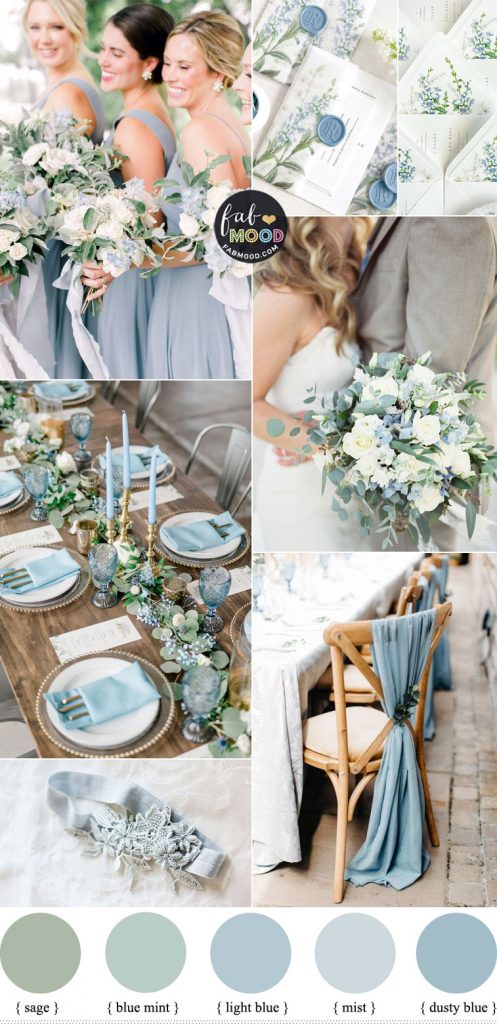 Light Blue And Green Wedding The Perfect Spring Wedding Colour Theme 1 ...