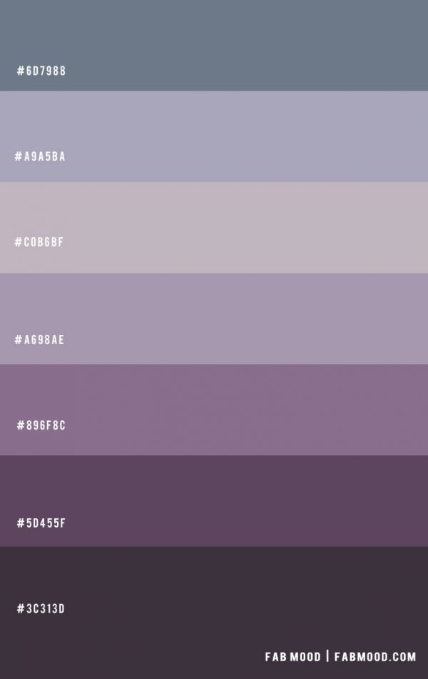 Blue Grey and Purple ― Color Scheme 49 1 - Fab Mood | Wedding Color ...