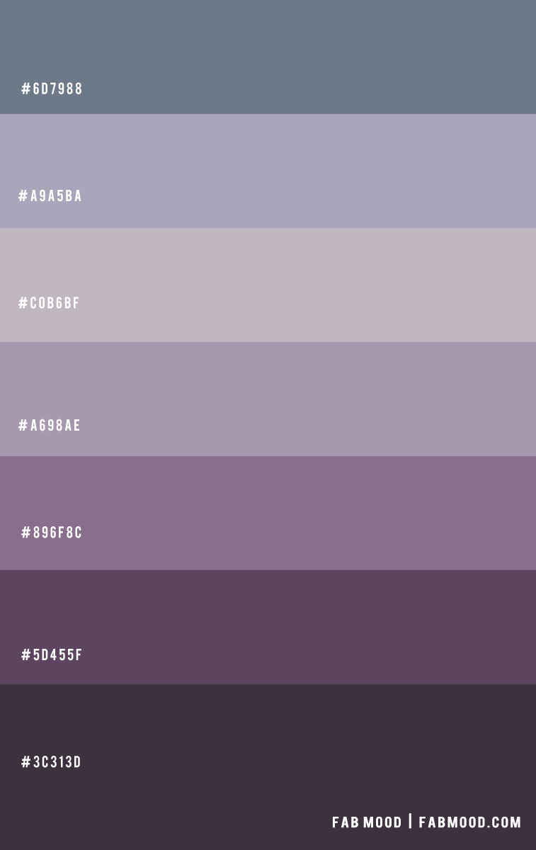 Blue Grey and Purple ― Color Scheme 49 1 - Fab Mood