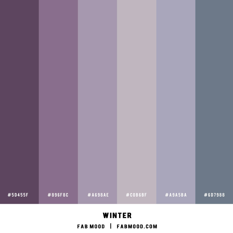 Blue Grey and Purple ― Color Scheme 49 1 - Fab Mood  Wedding Colours,  Wedding Themes, Wedding colour palettes