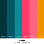 Neon Pink, Mustard & Teal ― Color Scheme 44 1 - Fab Mood | Wedding ...