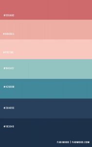 Blue Green and Pinkish ― Color Scheme 46 1 - Fab Mood | Wedding Color ...