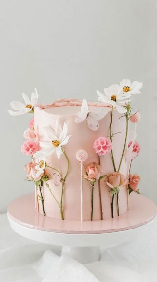 12 Edible Flower Cakes That Look So Scrumptious 1 - Fab Mood | Wedding ...