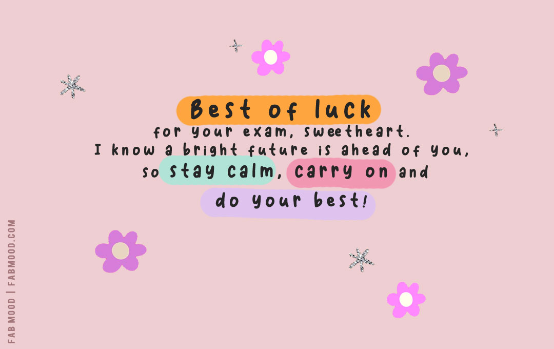 good luck quotes for exams