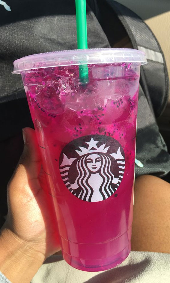 Starbucks Pink Drink Refresher Strawberry Açaí Die Cut Vinyl