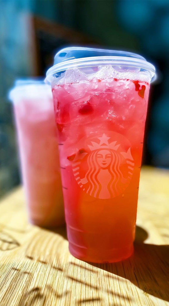 Starbucks Pink Drink Refresher Strawberry Açaí Die Cut Vinyl