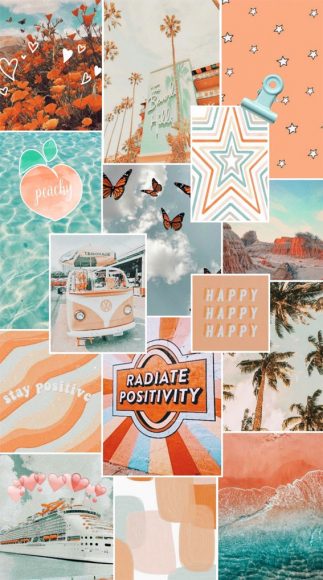 50+ Summer Mood Board Wallpapers : Peachy Summer Collage 1 - Fab Mood ...