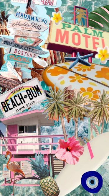 50+ Summer Mood Board Wallpapers : Havana Hawaii Beach Bum 1 - Fab Mood ...