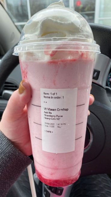 50+ Starbucks Drinks For Your Next Order : Heavy Cream Strawberry ...