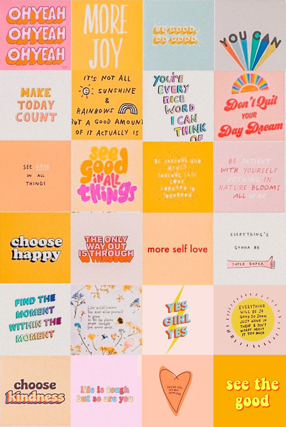 cute quote collages