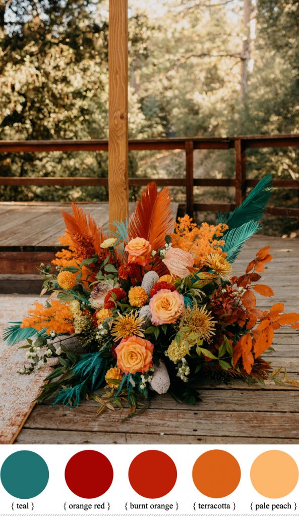 14 Trendy Fall Wedding Color Combinations - Fab Mood | Wedding Color ...