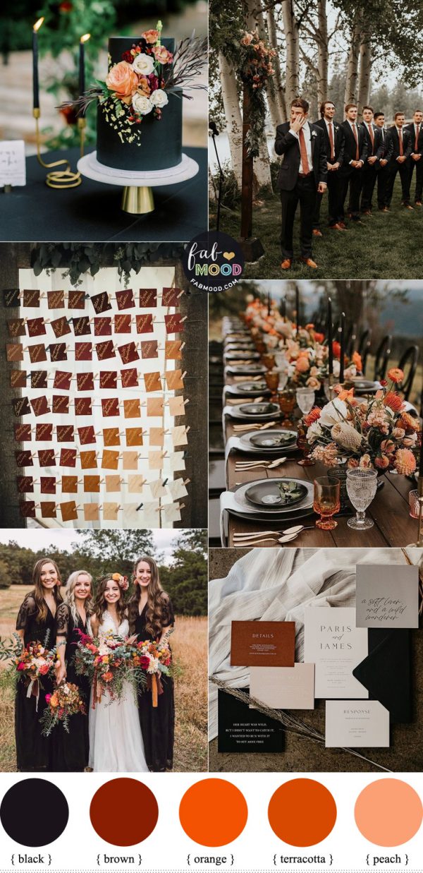 14 Trendy Fall Wedding Color Combinations - Fab Mood | Wedding Color ...