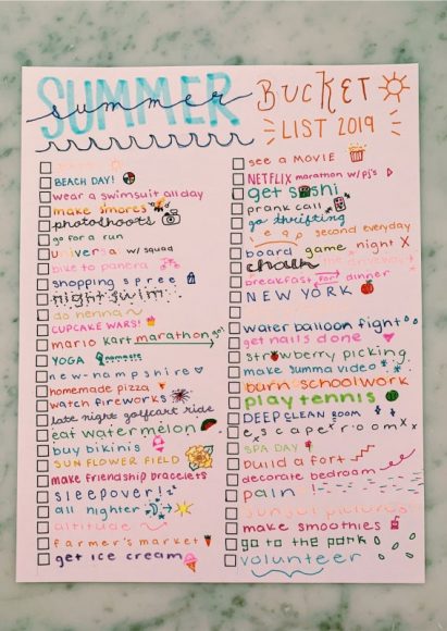 100 Summer Bucket List Ideas 1 - Fab Mood | Wedding Color, Haircuts ...