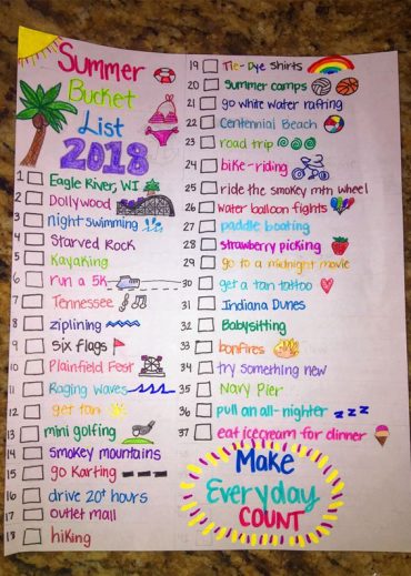 100 Summer Bucket List Ideas 1 - Fab Mood | Wedding Color, Haircuts ...