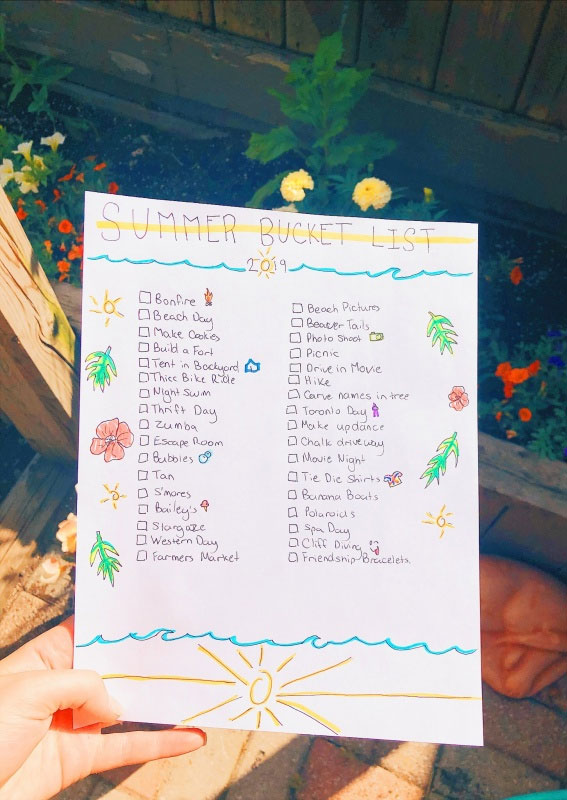 105+ Aesthetic Summer Bucket List Ideas for an Exciting Summer