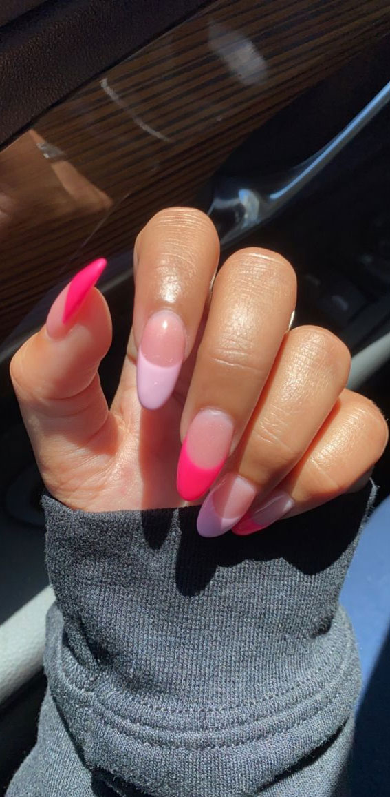 Best 21+ pink french nails you must try this year