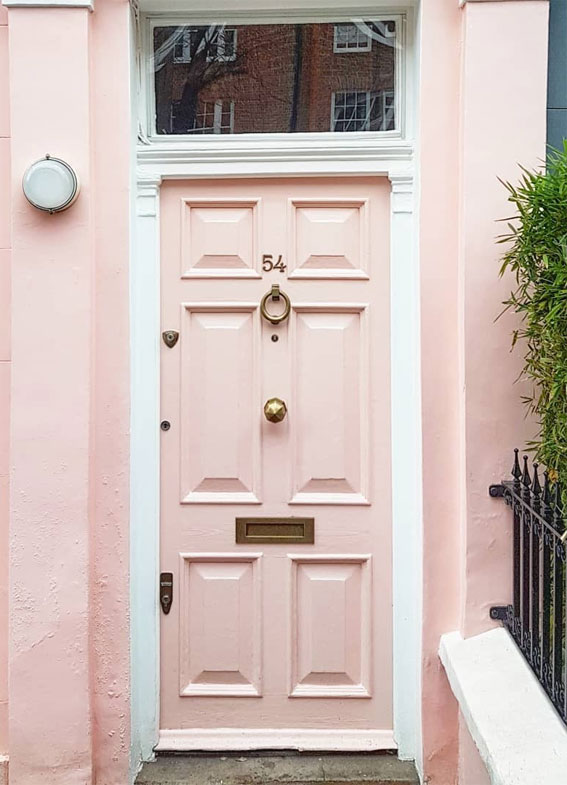 pink door, pink front door, entrance door, pink entrance door, pink front door, pink front door ideas