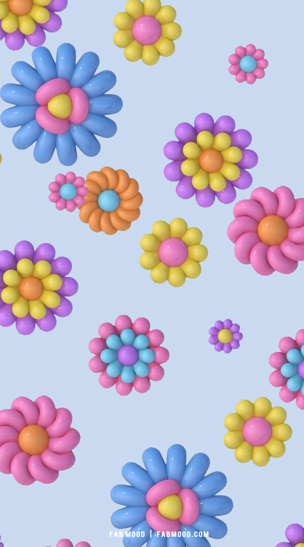 wallpaper 3d flower