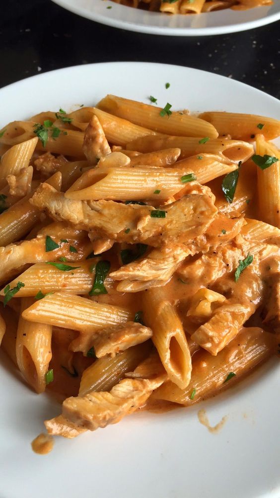 50 Pasta Aesthetic Dishes From An Elegant Dinner To A Cozy Meal : Penne  Thick Tomatoes Sauce 1 - Fab Mood